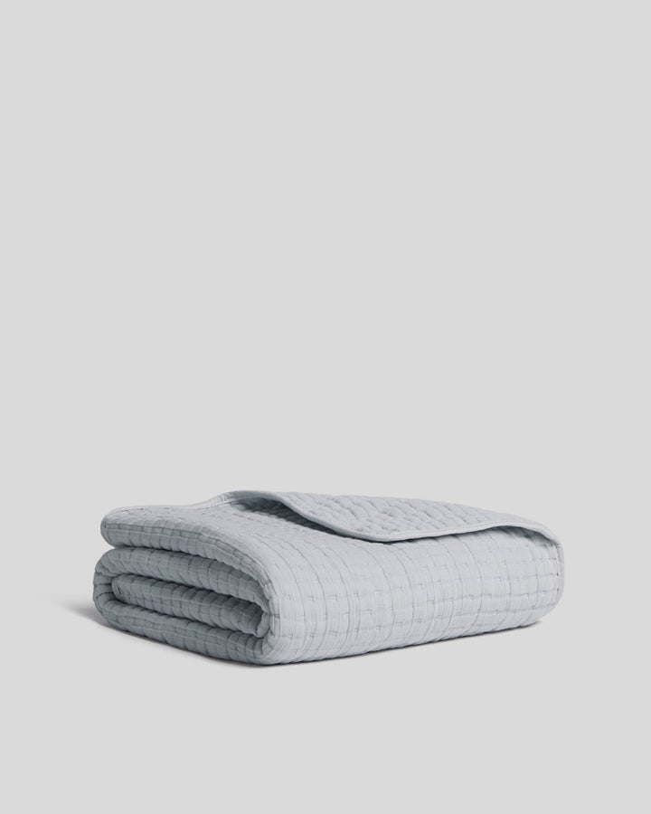Organic Air Cotton Toddler Quilt (Sky)